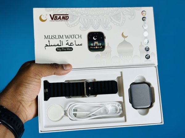 Muslim Smartwatch M9 Pro Max – Black Color Image